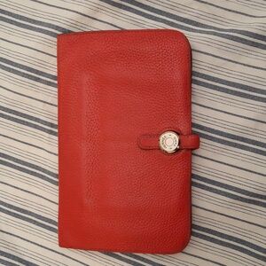 HERMES DOGON GM Bifold Wallet AND Coin Case